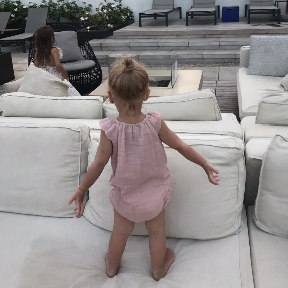 Jamie Kay Playsuit Romper in Dusty Pink